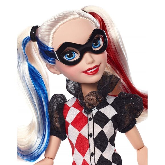 DC Super Hero Girls Harley Quinn 12-Inch Deluxe Collector Doll With Accessories - Picture 11 of 15